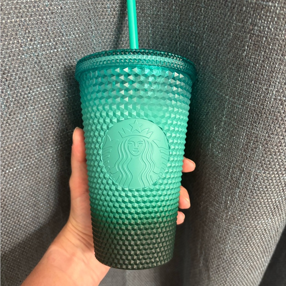 Starbucks Emerald Green Textured Tumbler